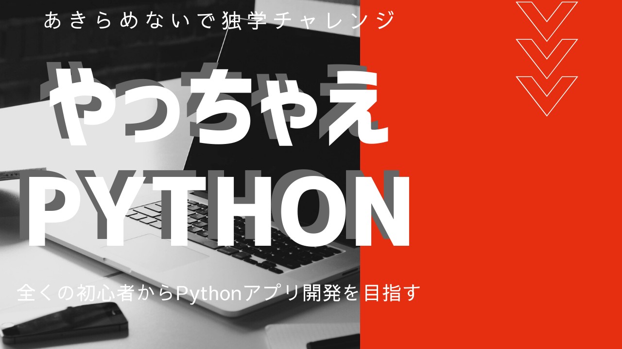 やっちゃえpython 学習初日 デンブログ